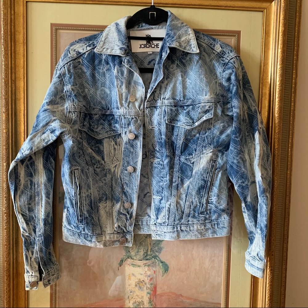 NWT jordache cropped jacket tidy Denim size XS J1 - Picture 2 of 7